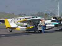 N713DS @ POC - Parked in transient parking and going to drag races - by Helicopterfriend