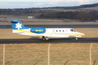 N44EV @ EGPK - Lear jet leaving Prestwick Airport - by Alistair Clark