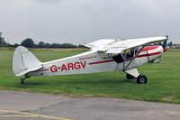 G-ARGV @ X4PK - Piper PA-18-150 Super Cub (Mod) at Pocklington, N Yorks in 2005. - by Malcolm Clarke