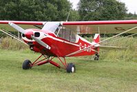 G-BJIV @ X5SB - Piper PA-18-150(180M) Super Cub at Sutton Bank, N Yorks in 2006. - by Malcolm Clarke