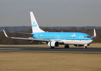 PH-BXU @ EGCC - KLM Boeing 737-8BK (c/n 30370). - by vickersfour