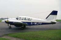 G-MLFF @ EGTC - Piper PA-23-250 Aztec E at Cranfield Airport in 1997. Previously G-BJBU & G-WEBB. - by Malcolm Clarke