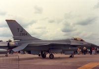 82-0954 @ EGVA - F-16A Falcon, callsign Falcon 3, of 613rd Tactical Fighter Squadron/401st Tactical Fighter Wing at Torrejon Air Base on display at the 1987 Intnl Air Tattoo at RAF Fairford. - by Peter Nicholson