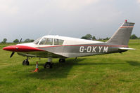 G-OKYM @ EGNG - Piper PA-28-140 Cherokee 140-4 at Bagby Airfield in 2005. - by Malcolm Clarke