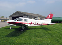 G-SACR @ EGCJ - Piper PA-28-161 Cadet at Sherburn-in-Elmet in 2004. - by Malcolm Clarke