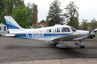 G-BNRP @ EGTC - Piper PA-28-181 Cherokee Archer II at Cranfield Airport in 2005. - by Malcolm Clarke
