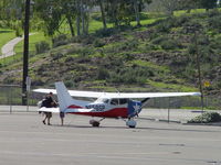 N658SP @ POC - Parked in transient parking - by Helicopterfriend