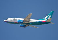 N281AT @ KLAX - Air Tran Boeing 737-7BD, N281AT 25R departure KLAX. - by Mark Kalfas