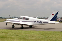 D-GIRL @ EGXG - Piper PA-30-160 Twin Comanche at RAF Church Fenton's SSAFA Air Display in 1993. - by Malcolm Clarke