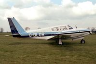 G-BLOR @ FINMERE - Piper PA-30 Twin Comanche at Finmere Airfield UK in 1990. - by Malcolm Clarke