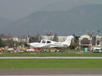 N453AT @ POC - Landing runway 26L - by Helicopterfriend