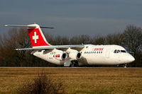 HB-IXU @ EGCC - Swiss European Airlines - by Chris Hall