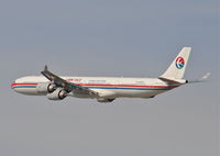 B-6053 @ KLAX - China Eastern Airbus A340-642, B-6053 25R departure KLAX. - by Mark Kalfas