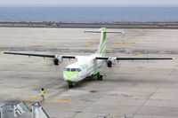 EC-KGJ @ GCFV - Binter ATR72 in the pushback mode - by Friedrich Becker