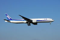 JA778A @ EGLL - ALL Nippon Airlines B777 at Heathrow - by Terry Fletcher