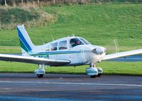 G-BFVG @ EGPJ - Arriving at Fife Airport, Glenrothes, Fife - by Brian Donovan