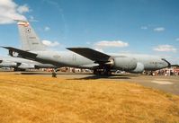 63-8008 @ EGVA - Another view of the 100th Air Refuelling Wing KC-135R Stratotanker, callsign Quid 39, on display at the 1995 Intnl Air Tattoo at RAF Fairford. - by Peter Nicholson
