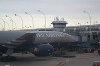 N773UA @ KORD - United Airlines Boeing 777-222, N773UA loading up at C16 KORD. - by Mark Kalfas