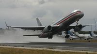 N185AN @ TNCM - American airlines N185AN departing TNCM on a wet day - by Daniel Jef