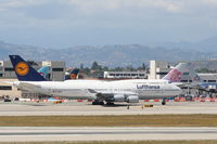 D-ABVF @ KLAX - Luftansa Boeing 747-430, D-ABVF taxiing out on Bravo for a 25R departure KLAX. - by Mark Kalfas