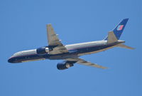 N594UA @ KLAX - United Airlines Boeing 757-222, N594UA 25R departure KLAX. - by Mark Kalfas