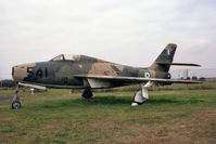 26541 @ X5US - Republic F-84F Thunderstreak at the North East Aircraft Museum, Usworth, UK in 1991. Ex Greece AF and previously USAF 52-6541. - by Malcolm Clarke