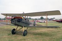 G-BUWE @ EGTC - Royal Aircraft Factory SE-5A (Replica) at the 1994 PFA Rally, Cranfield. Painted as C9533 of the Royal Flying Corps. - by Malcolm Clarke