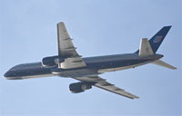 N542UA @ KLAX - United Airlines Boeing 757-222, N543UA 25R departure KLAX. - by Mark Kalfas