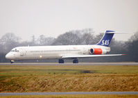 SE-DMI @ EGCC - SAS MD82 (DC9-82) (c/n 49437). - by vickersfour