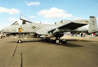 81-0962 @ EGVA - A-10A Thunderbolt, callsign Colt 01, of 81st Fighter Squadron/52nd Fighter Wing at Spangdahlem on display at the 1995 Intnl Air Tattoo at RAF Fairford. - by Peter Nicholson