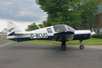 G-BCUO @ EGTC - Scottish Aviation Bulldog Series 120 Model 122 at Cranfield Airport in 2004. - by Malcolm Clarke