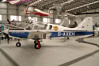 G-AXEH @ E FORTUNE - Scottish Aviation (Beagle) B125 Bulldog 1 at The Museum of Flight, East Fortune in 1993. The Bulldog prototype, built by Beagle at Shoreham and first flown in May 1969 - by Malcolm Clarke