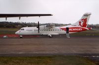 G-KNNY @ EGFH - G-KNNY at Swansea Airport in 2003. Operated by Air Wales. - by Roger Winser