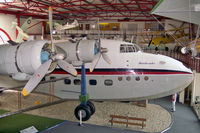 VH-BRC @ NONE - Short S-25V Sandringham 4 in the Southampton Hall of Aviation, UK in 1992.  'Beachcomber' converted to a Sandringham in 1947. - by Malcolm Clarke