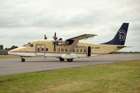 G-ZAPF @ EGXG - Short 360-300. At the 1994 SSAFA Air Display, RAF Church Fenton in 1994. - by Malcolm Clarke