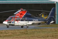 G-BLEZ @ EGNH - Offshore Helicopter based at Blackpool - by Terry Fletcher