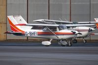 G-BHFI @ EGNH - Cessna F152 at Blackpool - by Terry Fletcher