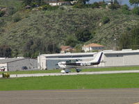 N7279S @ POC - Rolling out after landing 26L - by Helicopterfriend