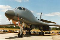 86-0094 @ EGVA - B-1B Lancer, callsign Bone 72, of 37th Bomb Squadron/28th Bomb Wing on display at the 1995 Intnl Air Tattoo at RAF Fairford. - by Peter Nicholson