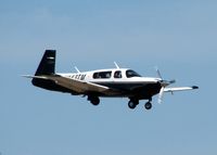 N143TM @ DTN - Landing on runway 14 at Downtown Shreveport. - by paulp