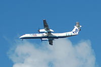G-ECOP @ EGCC - Flybe G-ECOP on approach to Manchester Airport - by David Burrell