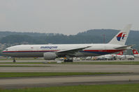 9M-MRE @ LSZH - Malaysia Airlines 777-200 - by Andy Graf-VAP
