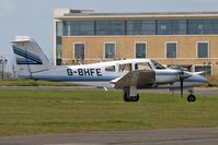 G-BHFE @ EGTC - Piper PA-44-180 Seminole at Cranfield Airport in 2006. - by Malcolm Clarke