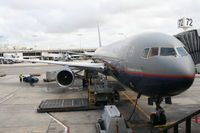 N670UA @ KLAX - United Airlines Boeing 767-322, N670UA gate 72 KLAX. - by Mark Kalfas