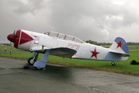 G-OYAK @ EGSX - Let C-11 (Yak-11) at a North Weald Photoshoot in 1999. - by Malcolm Clarke