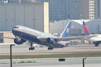 N675UA @ KLAX - United Airlines Boeing 767-322, UAL45 25R departure for PHOG. - by Mark Kalfas