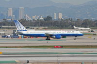 N557UA @ KLAX - United Airlines Boeing 757-222, N557UA taxiway Bravo KLAX. - by Mark Kalfas