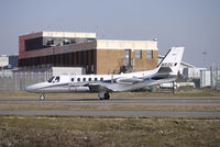 N60LW @ EGGW - Based Citation 550 arrives back at Luton - by Terry Fletcher