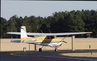 N7415A @ 6A2 - Holding short of RWY32 at 6A2 - by J. Michael Travis