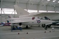 XD145 @ EGWC - Saunders Roe SR53 at The Aerospace Museum, RAF Cosford in 1989. - by Malcolm Clarke